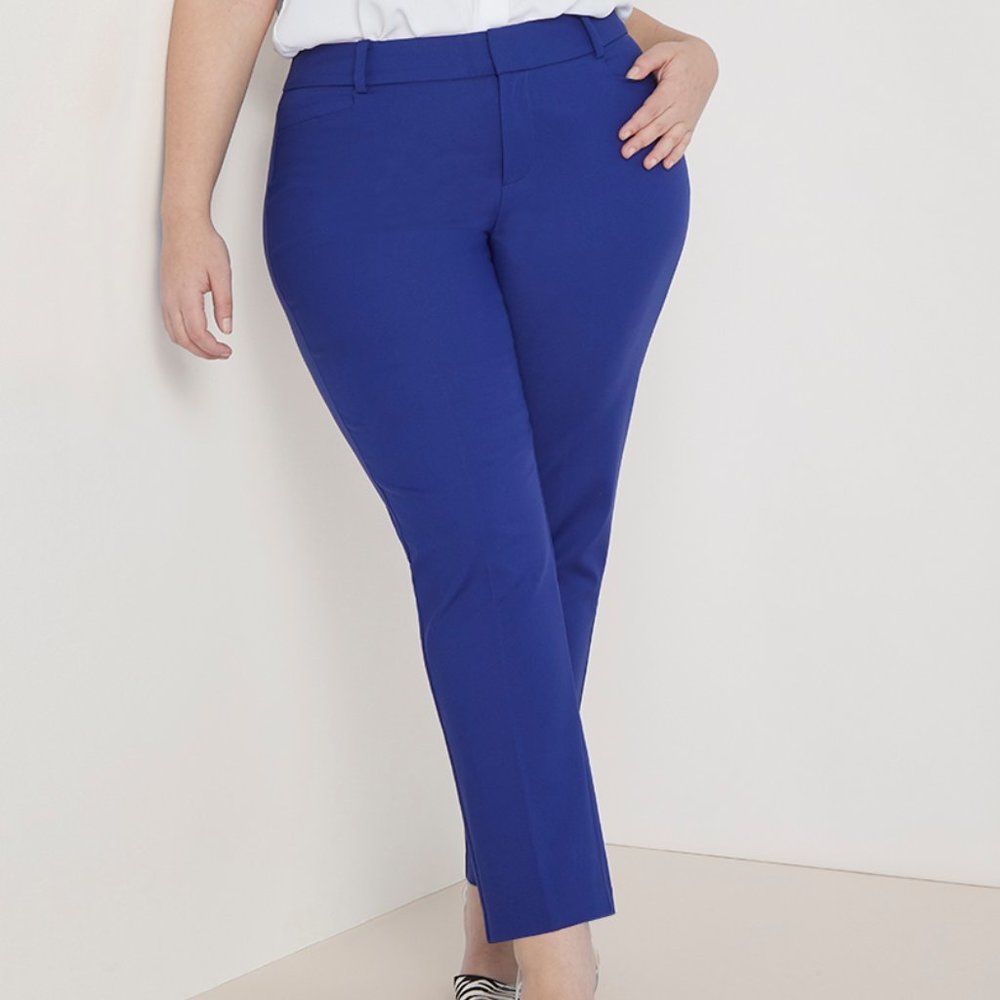 Eloquii Kady Fit Double-Weave Pant